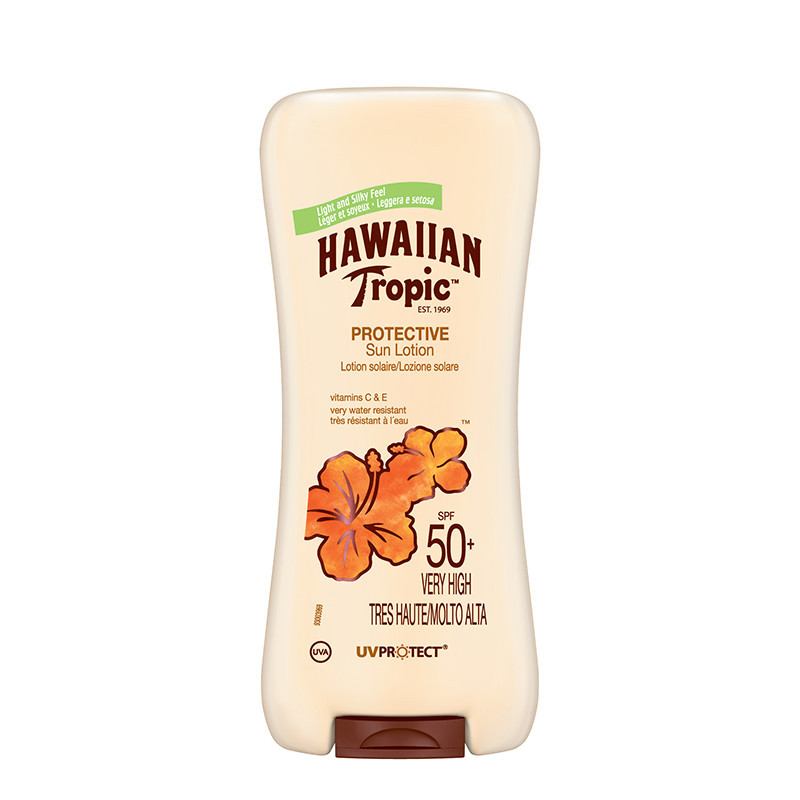 Lotion solaire Satin Protection SPF50+ 180mL - HAWAIIAN TROPIC