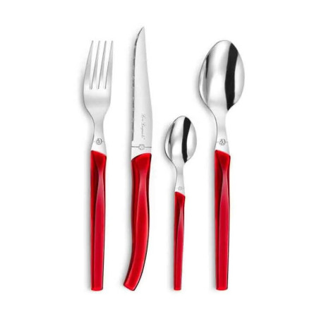 Coffret de 24 couverts inox Rising Sun rouge - AMEFA - AME008084