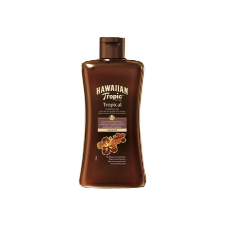 Huile de bronzage tropicale au noix de coco 200mL - HAWAIIAN TROPIC - KACOCO