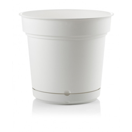 Pot rond Hydral Element Ø23cm Blanc - TERAPLAST - TER-7023022