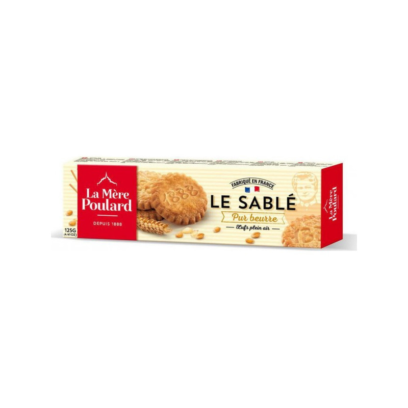 Sablés pur beurre 125 g - LA MERE POULARD - LMPSAB40587