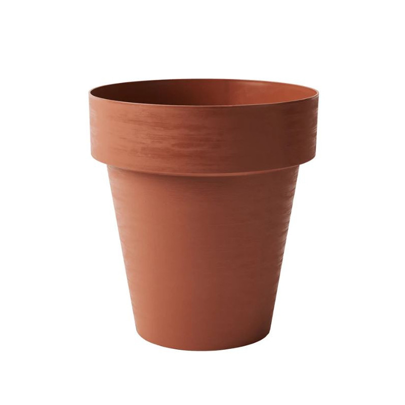 Pot rond Time Ø40cm Terre cuite - TERAPLAST - TER-3040001
