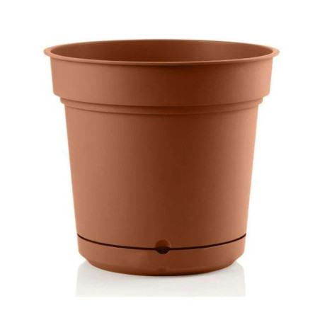 Pot rond Hydral Element Ø33cm Terracotta - TERAPLAST - TER-7033001