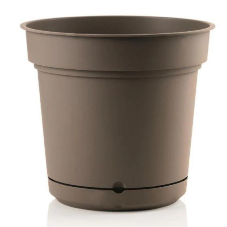 Pot rond Hydral Element Ø38cm Brun Wis - TERAPLAST - TER-7038406