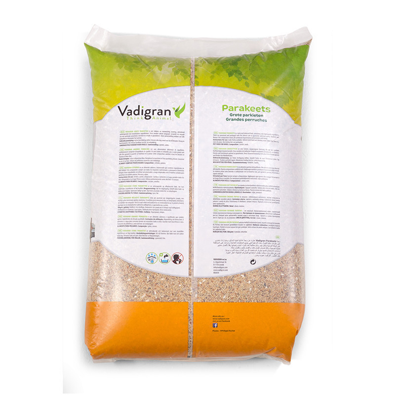 Mélange de graines pour grandes perruches Basic 20kg - VADIGRAN - VAD-393