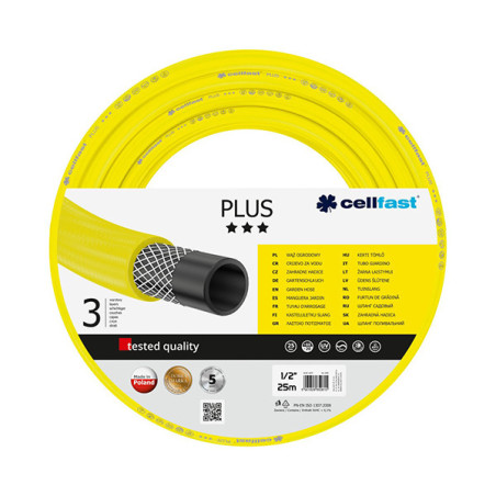 Tuyau d'arrosage Plus 3/4 25M Jaune - CELLFAST - CEL-10-220