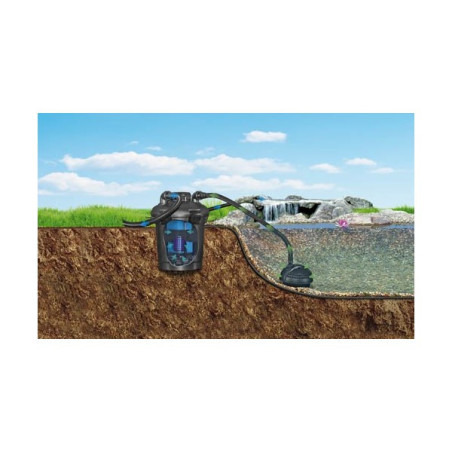 Kit de filtration Pondopress 5000 Noir - PONTEC - PONT-50753