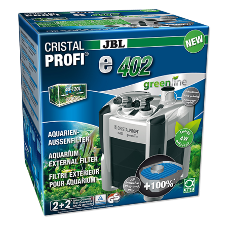 Filtre extérieur pour aquariums CristalProfi e402 Greenline - JBL - JBL-6028000