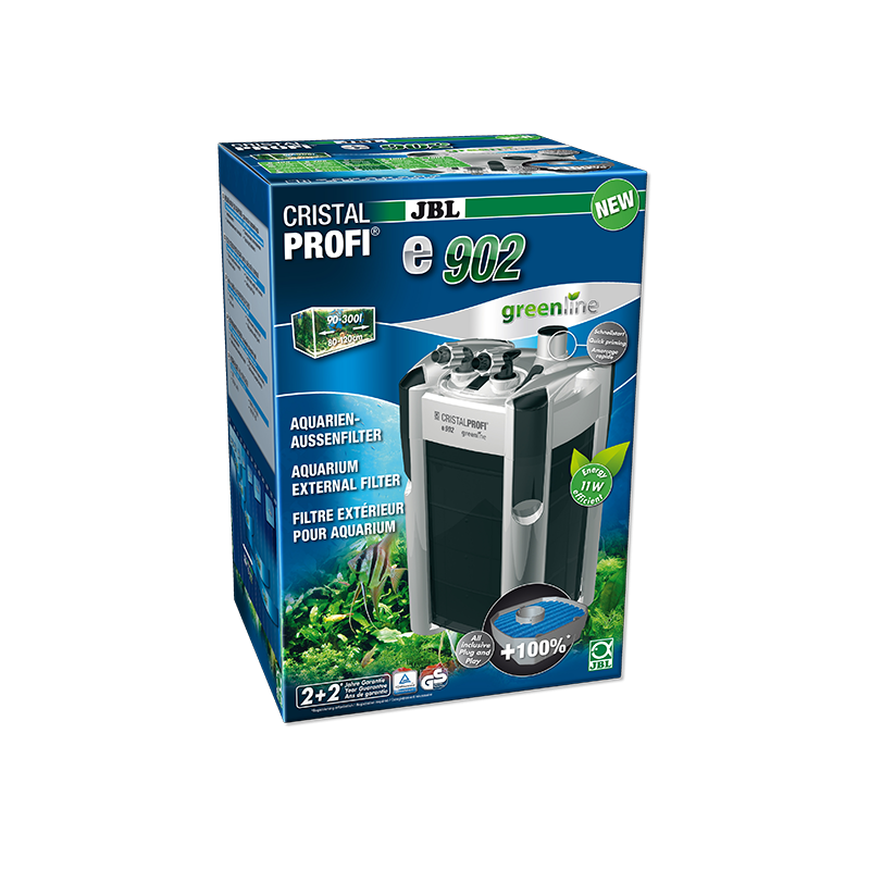 Filtre extérieur pour aquariums CristalProfi e902 Greenline - JBL - JBL-6028200