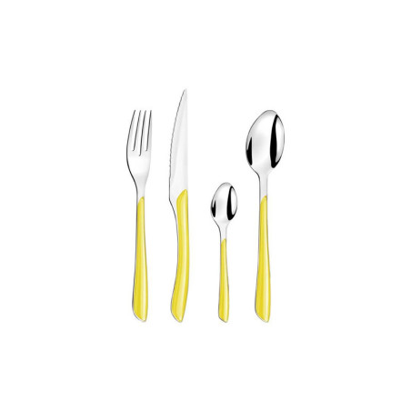 Ménagère de 16 couverts jaune - AMEFA 