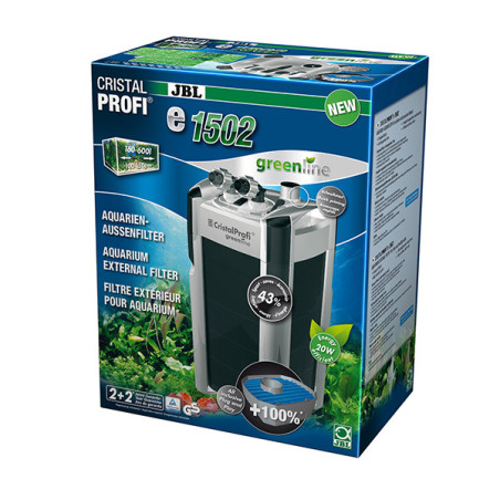 Filtre extérieur pour aquariums CristalProfi e1502 Greenline - JBL - JBL-6028300