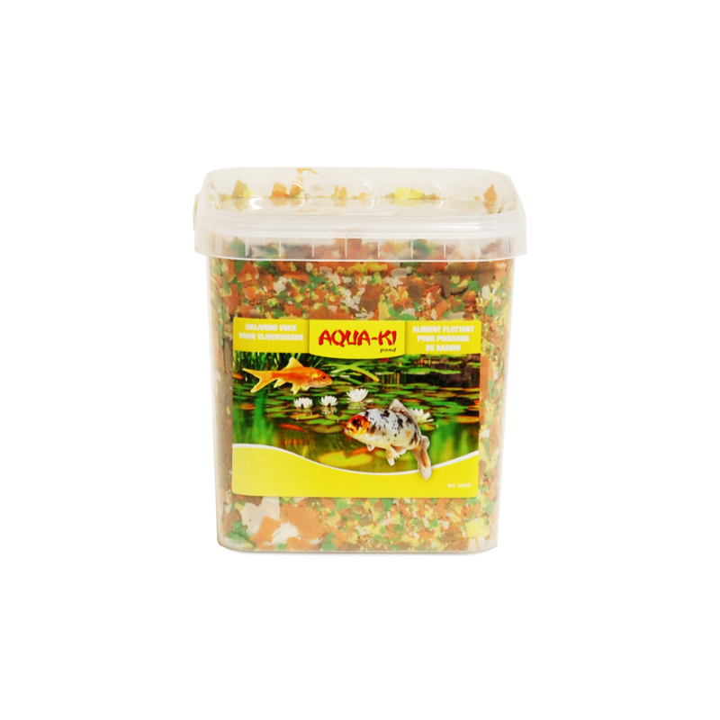 Nourriture pour poissons Aqua-ki Jaune flocons 5,4L  - BENELUX - BEN-46640