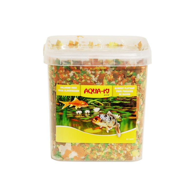 Nourriture pour poissons Aqua-ki Jaune flocons 5,4L  - BENELUX - BEN-46640