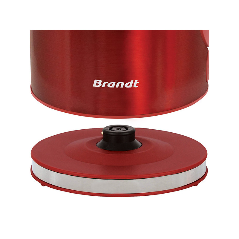 Bouilloire 1.7L 2200W Rouge - BRANDT - BO1703R
