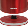 Bouilloire 1.7L 2200W Rouge - BRANDT - BO1703R