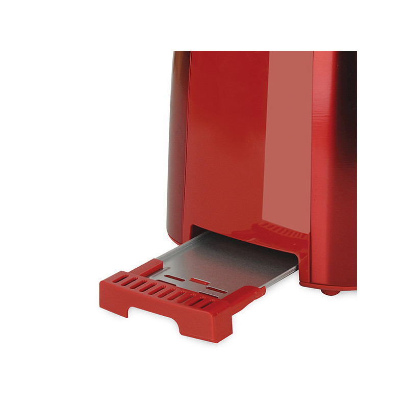 Grille-pain 2 tranches Rouge - BRANDT - TO2T1050R