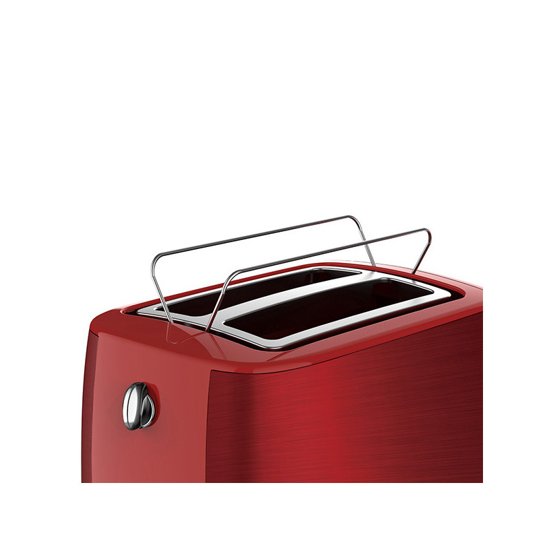 Grille-pain 2 tranches Rouge - BRANDT - TO2T1050R
