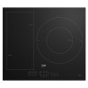 Plaque de cuisson induction encastrable 3 foyers Noir - BEKO - HII63201FMT