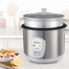 Cuiseur à riz 1.8L + Panier vapeur Japan X Gris - KITCHENCOOK - JAPANXGRIS