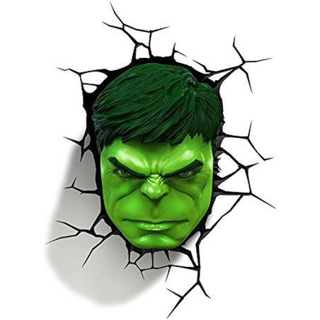 Lampe 3D Led Marvel Hulk - 3D LIGHT FX - 81670022249