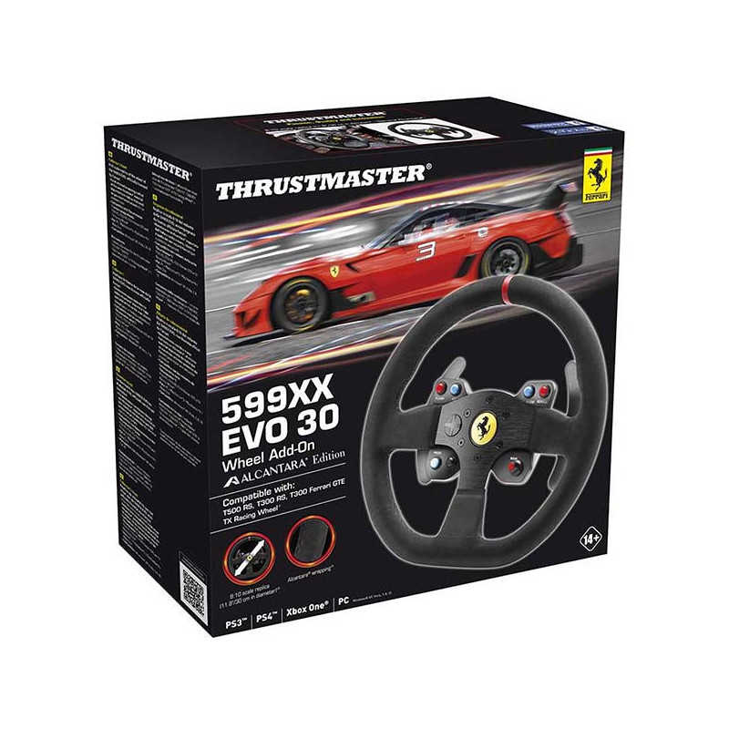 Volant Add-on 599XX Evo 30 Alcantara Noir - THRUSTMASTER - 75051122645