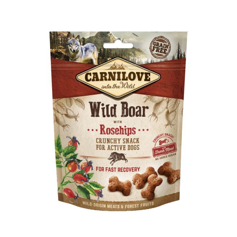 Friandise pour chien sanglier aux cynorrhodons 200g - CARNILOVE