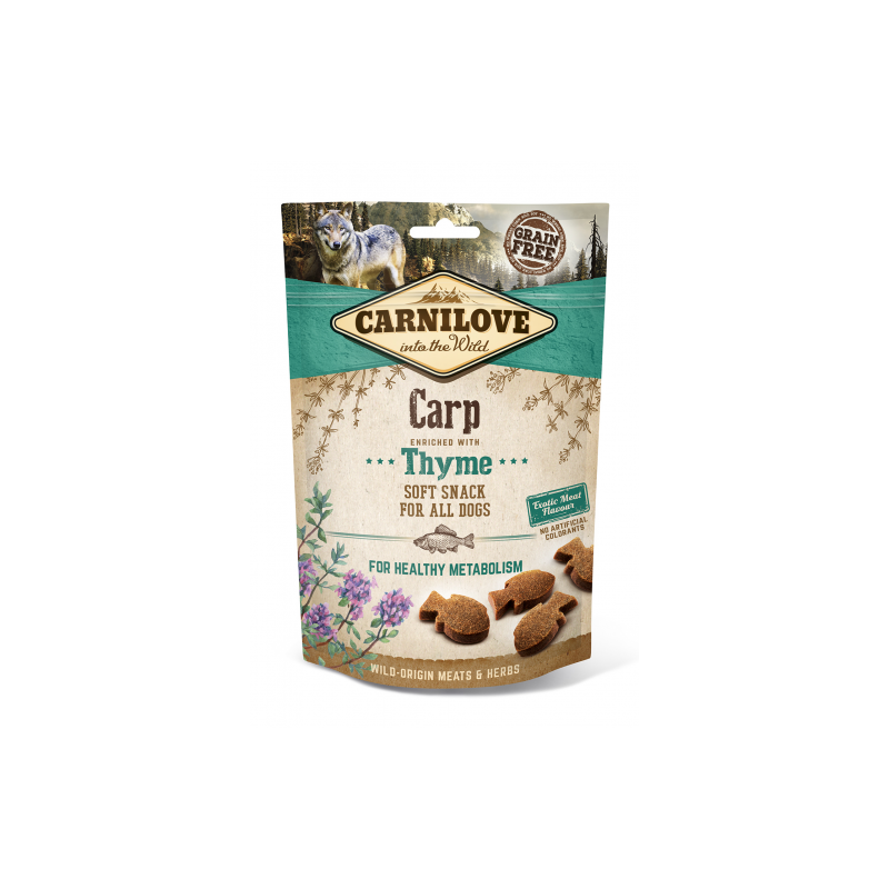 Friandise pour chien carpe & thym 200g - CARNILOVE