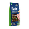 Croquettes pour chien grande race Premium by Nature au poulet 15kg - BRIT - B27