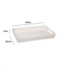 Plateau de cuisine 45x30cm "Modern Color" blanc - 5five