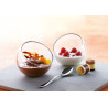 Coupe à glace en verre transparent 4cl
