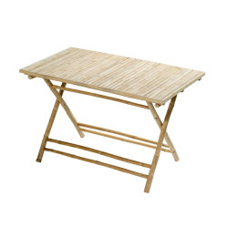 Table en bambou - 117x68x74cm