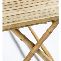 Table en bambou - 117x68x74cm