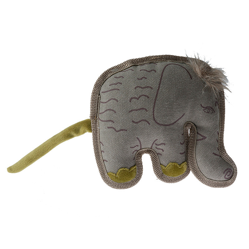 Jouet pour chien Canvas Eléphant 18cm - VADIGRAN - VAD-13991
