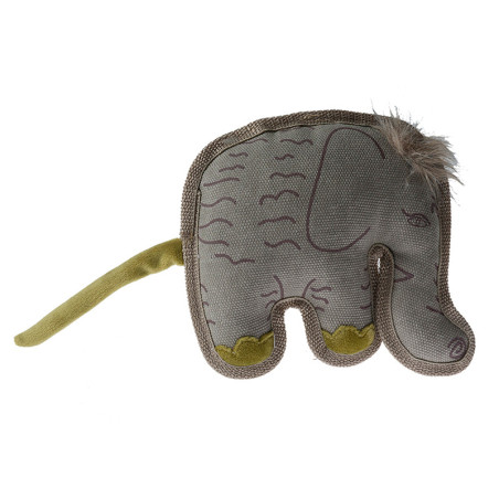 Jouet pour chien Canvas Eléphant 18cm - VADIGRAN - VAD-13991