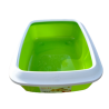 Bac à litière pour chat Iriz42 bord Citron Vert/Blanc - SAVIC - VAD-2747