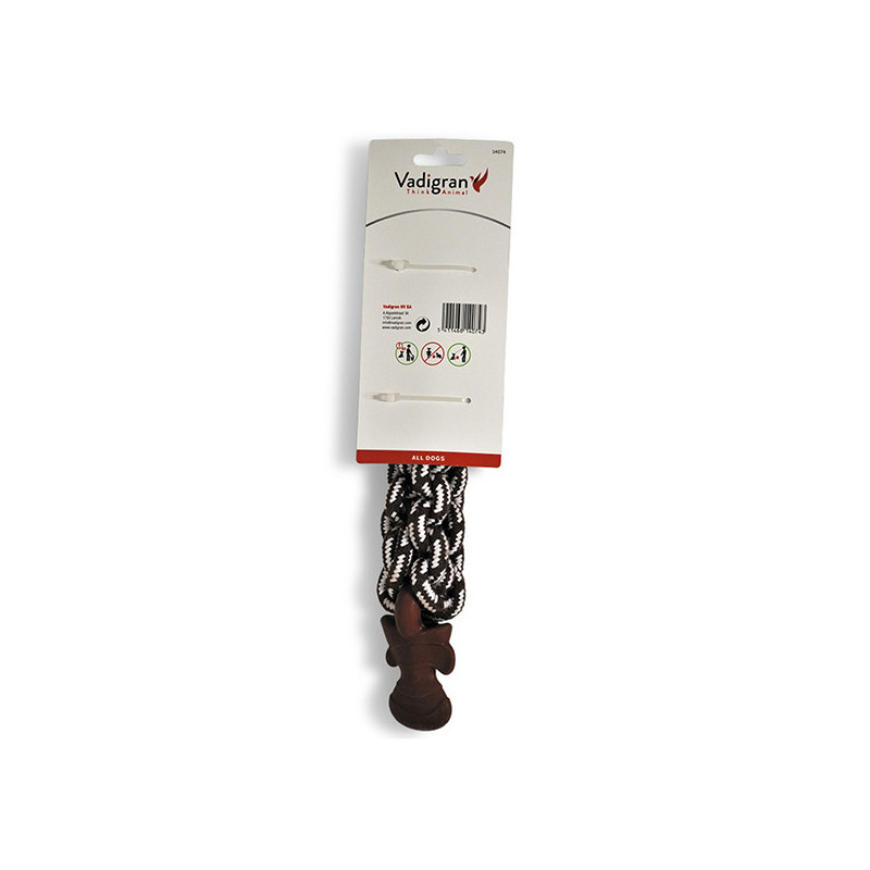 Jouet pour chien TPR verrouillable poisson saveur poulet 28cm Marron/Blanc - VADIGRAN - VAD-14074
