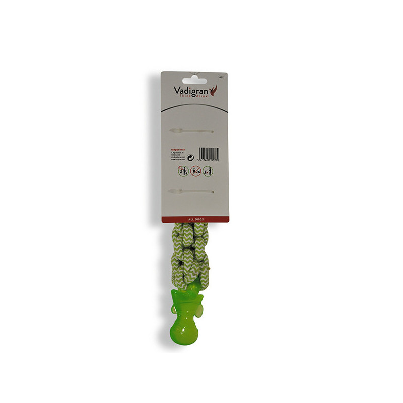 Jouet pour chien TPR verrouillable poisson saveur menthe 28cm Vert/Blanc - VADIGRAN - VAD-14077