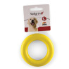 Jouet pour chien Anneau caoutchouc Ø9cm Jaune - VADIGRAN - VAD-14159