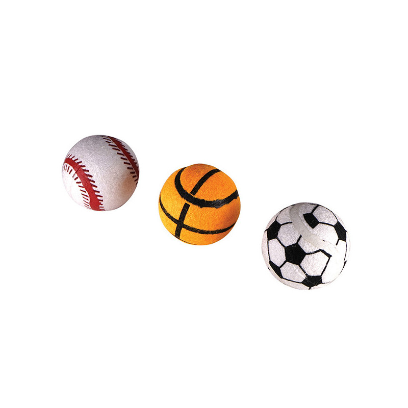 Jouet pour chien Vinyl Balles de sport Ø6.5cm - VADIGRAN - VAD-14430