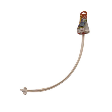 Perchoir en plastique pour oiseaux universel 30cm blanc - MARCHIORO - MCO-PAL12L2BIA