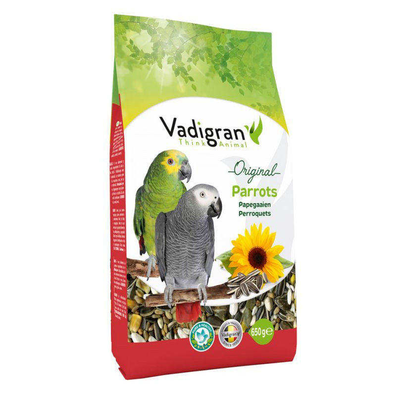 Mélange de graines & céréales pour Perroquet Original 650g - VADIGRAN - VAD-451