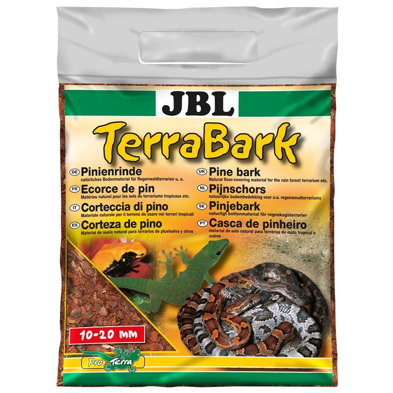 Substrat de sol pour terrarium subtropical ou tropical Terrabarkm 10/20MM 5L - JBL - JBL-7102000