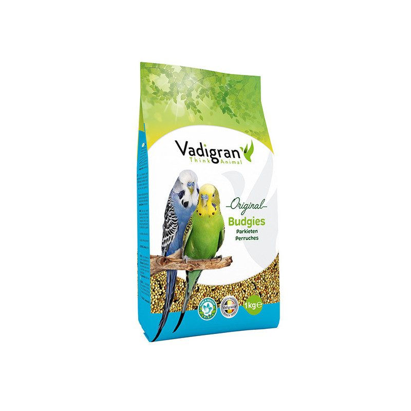 Mélange de graines & céréales pour Perruches 1kg - VADIGRAN - VAD-171