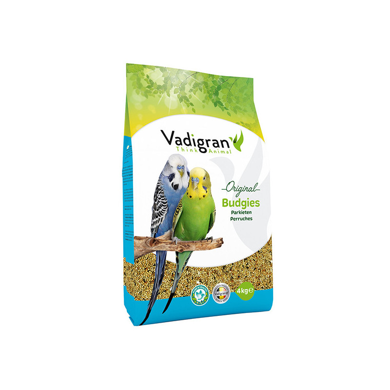 Mélange de graines & céréales pour Perruches 4kg - VADIGRAN - VAD-172