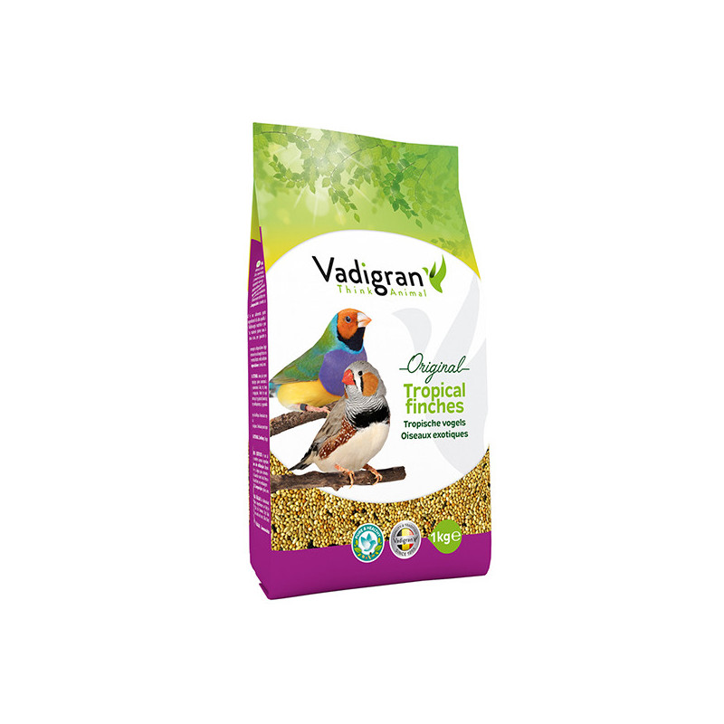 Mélange de graines pour Oiseau tropical exotiques 1kg - VADIGRAN - VAD-271