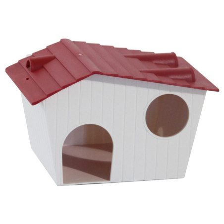Mini chalet pour rongeurs en plastique - MCO-CHA099