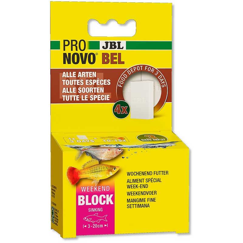 Aliment pour poissons d'aquarium d'eau douce Pronovo Bel Weekend 20g - JBL - JBL-3112800