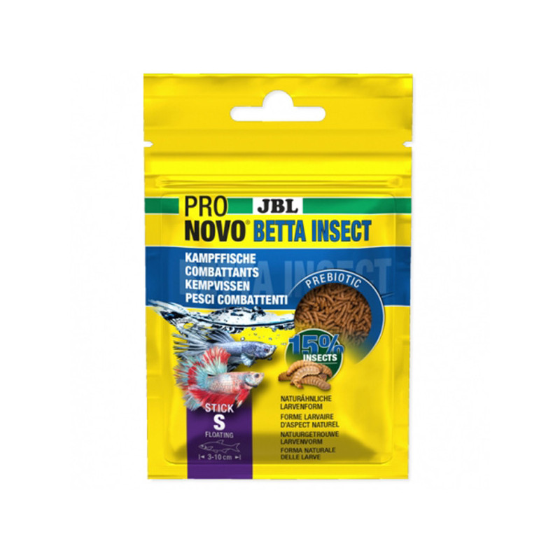 Nourriture pour poissons ProNovo Betta Insect Stick S 10g - JBL - JBL-3117000
