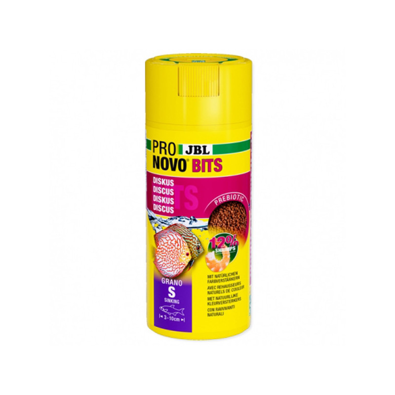Aliment de base pour Discus et Cichlidés ProNovo BITS Granom 120g - JBL - JBL-3122000