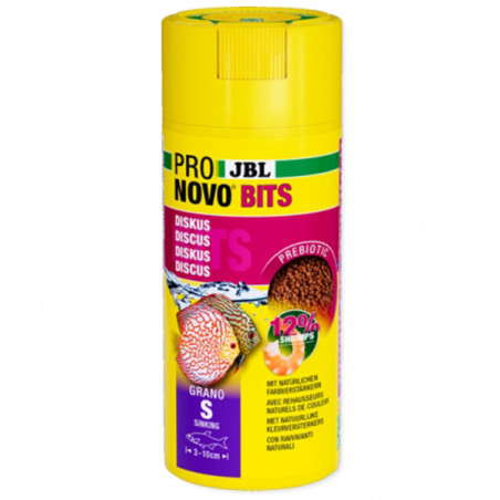 Aliment de base pour Discus et Cichlidés ProNovo BITS Granom 120g - JBL - JBL-3122000